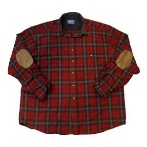Vintage Pendleton Red Flannel Size XXL Wool